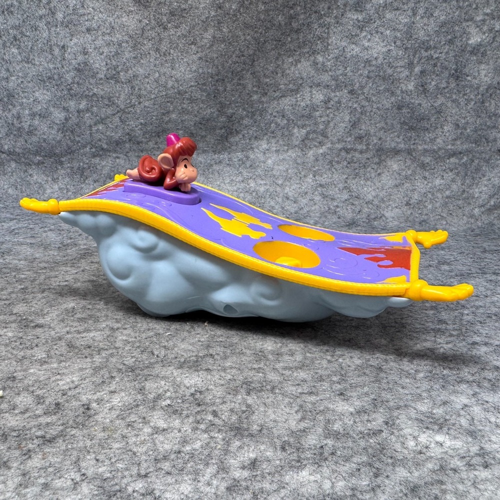 2012 FISHER PRICE Little People Disney Aladdin's Flying Carpet Abu - Works!